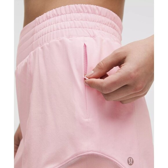 Hotty Hot High Rise Short 4" Lined - Pink Organza - Picture 4 of 4